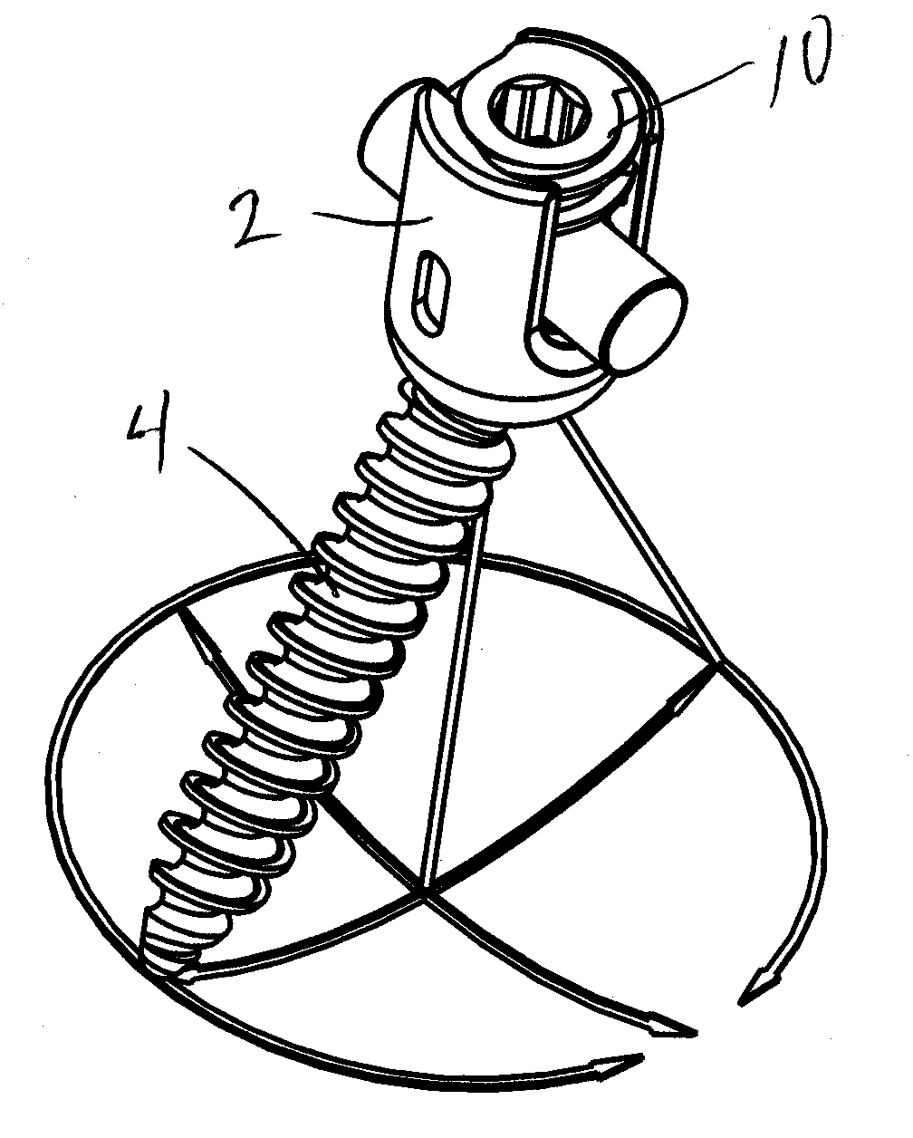 Polyaxial bone screw