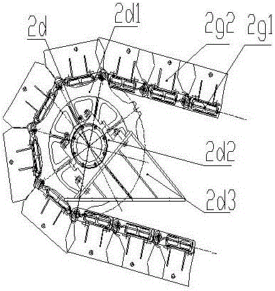 A chain-belt pallet conveyor system