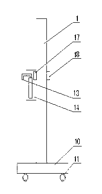 Movable type remote radio frequency information acquisition hand hygiene sterilizing device