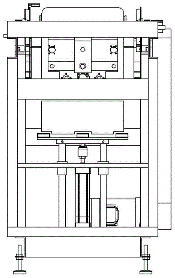 A high-speed automatic shaping and stacking machine for carpets