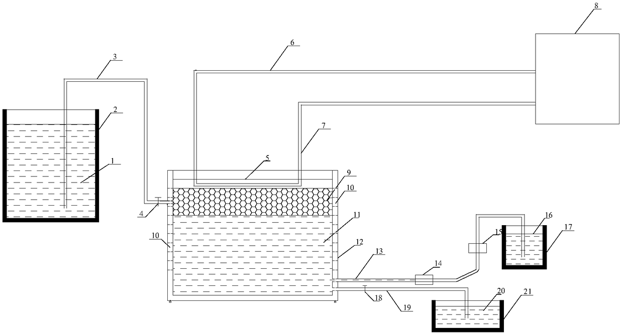 Method and device for removing pollutants in water by freezing precipitation and pressure reverse osmosis