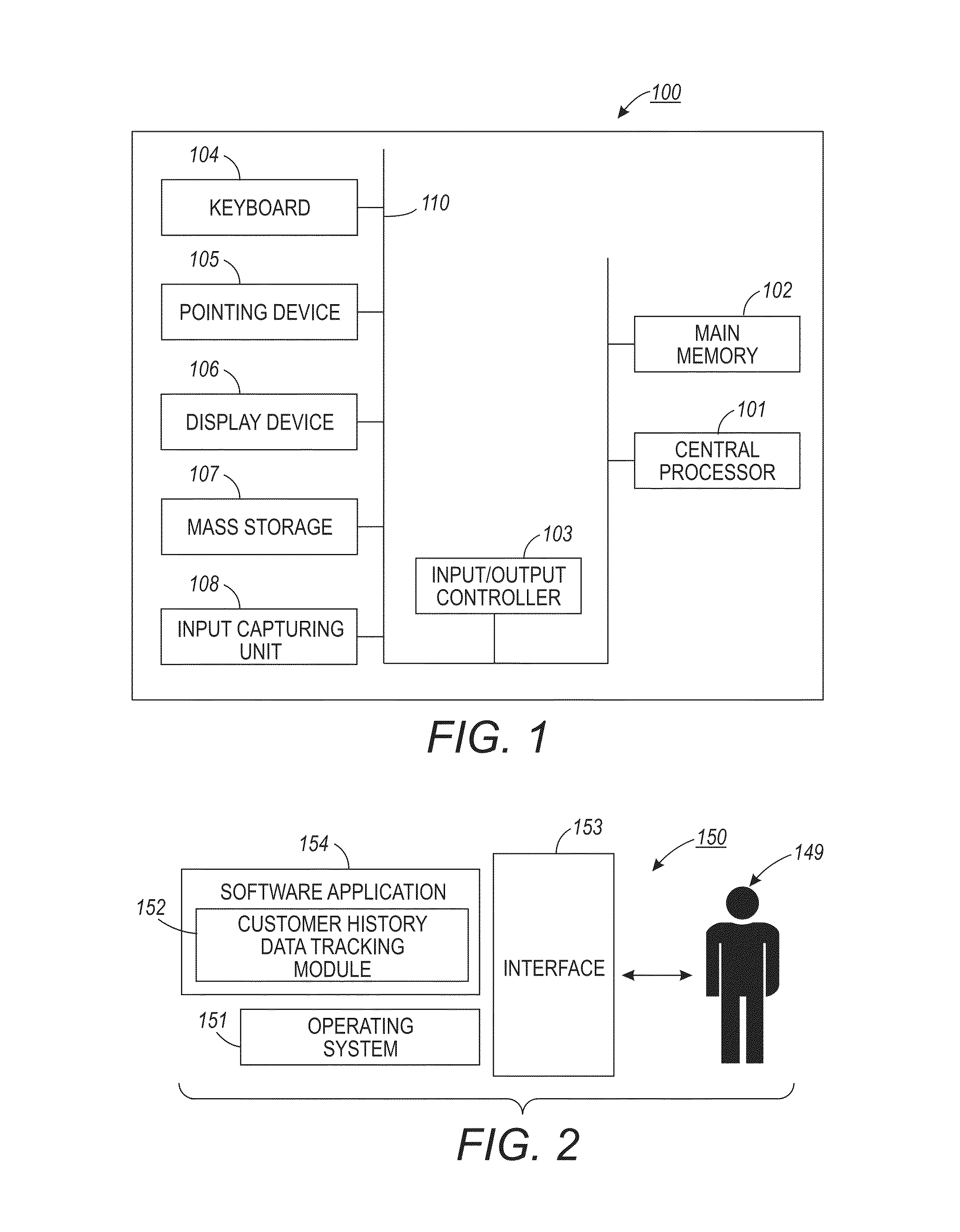 Methods, systems and processor-readable media for tracking history data utilizing vehicle and facial information