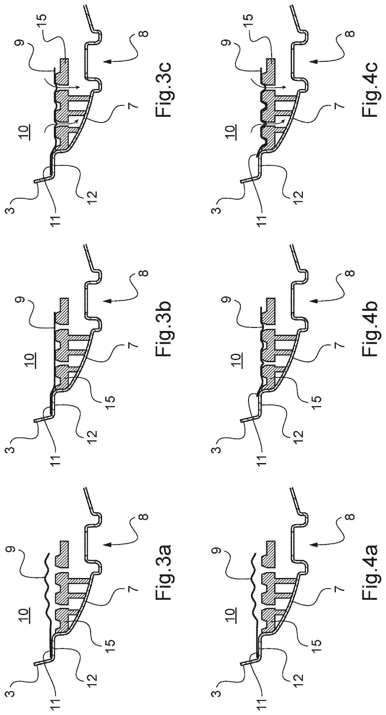 Capsule for food or beverage preparation having a displaceable membrane for engagement with opening means