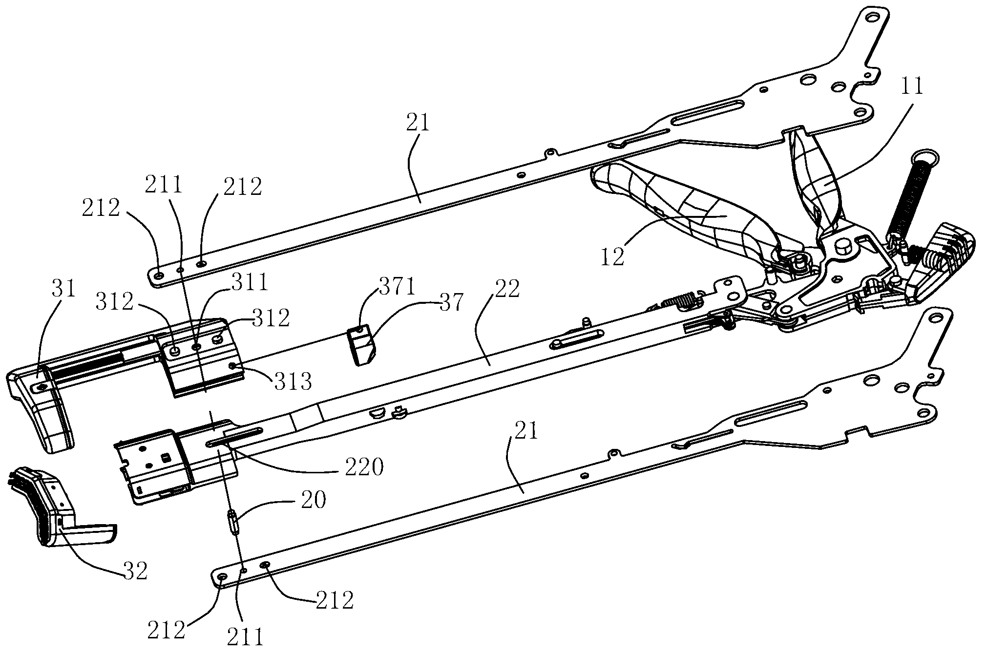 Cutting anastomat for surgical operation