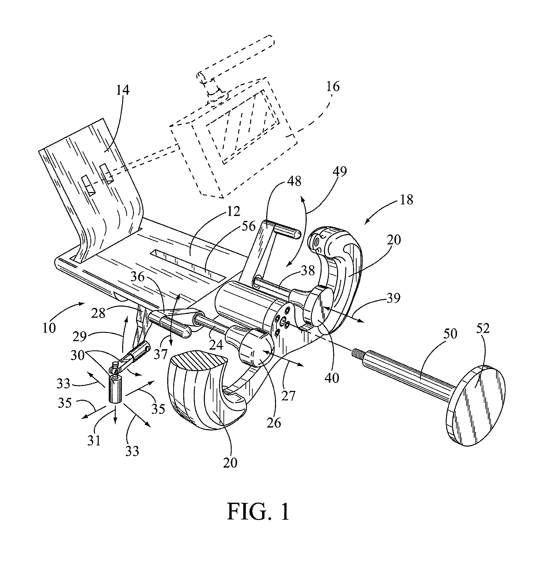 Portable cockpit yoke assembly