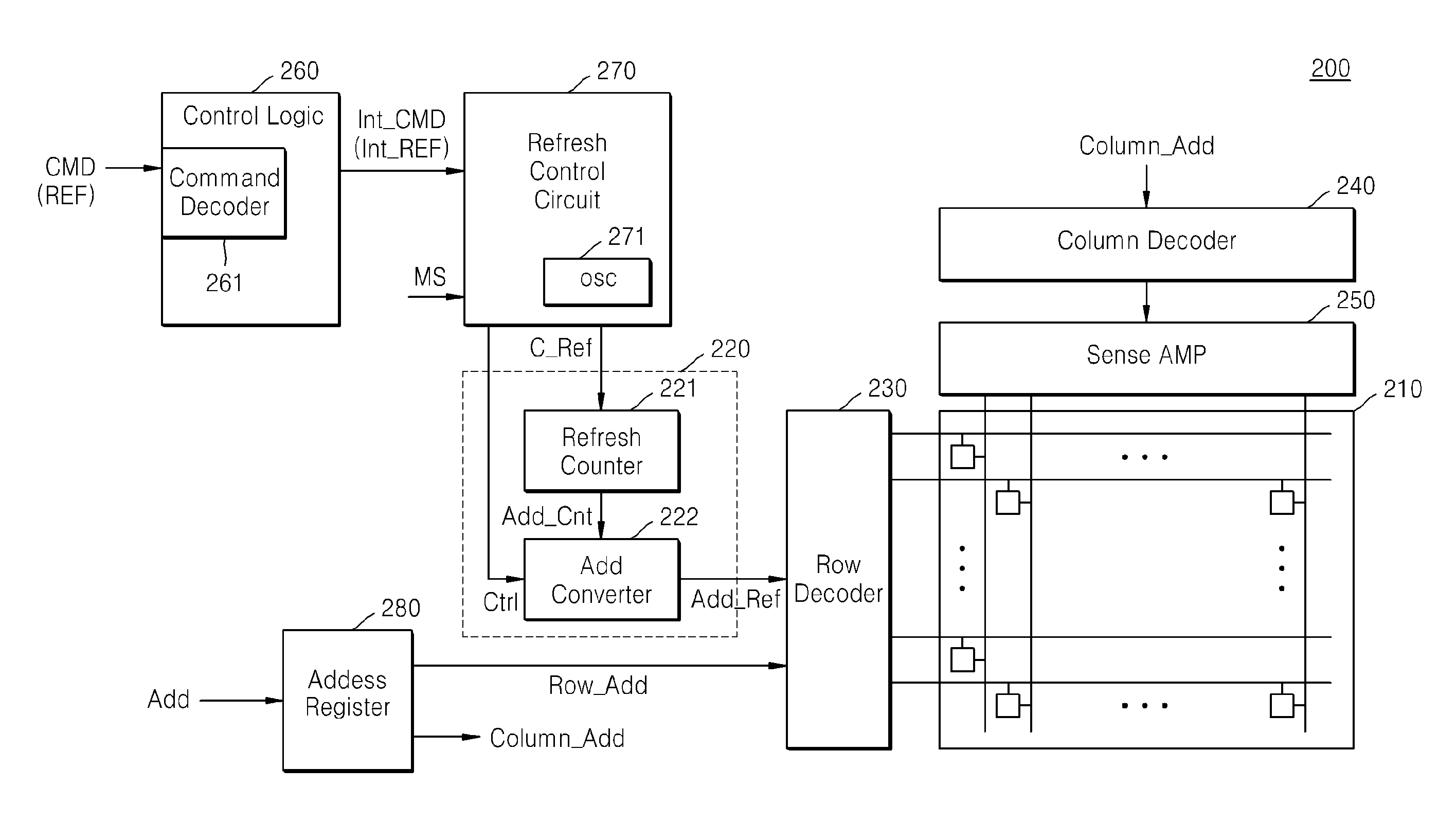 Semiconductor memory device having adjustable refresh period, memory system comprising same, and method of operating same