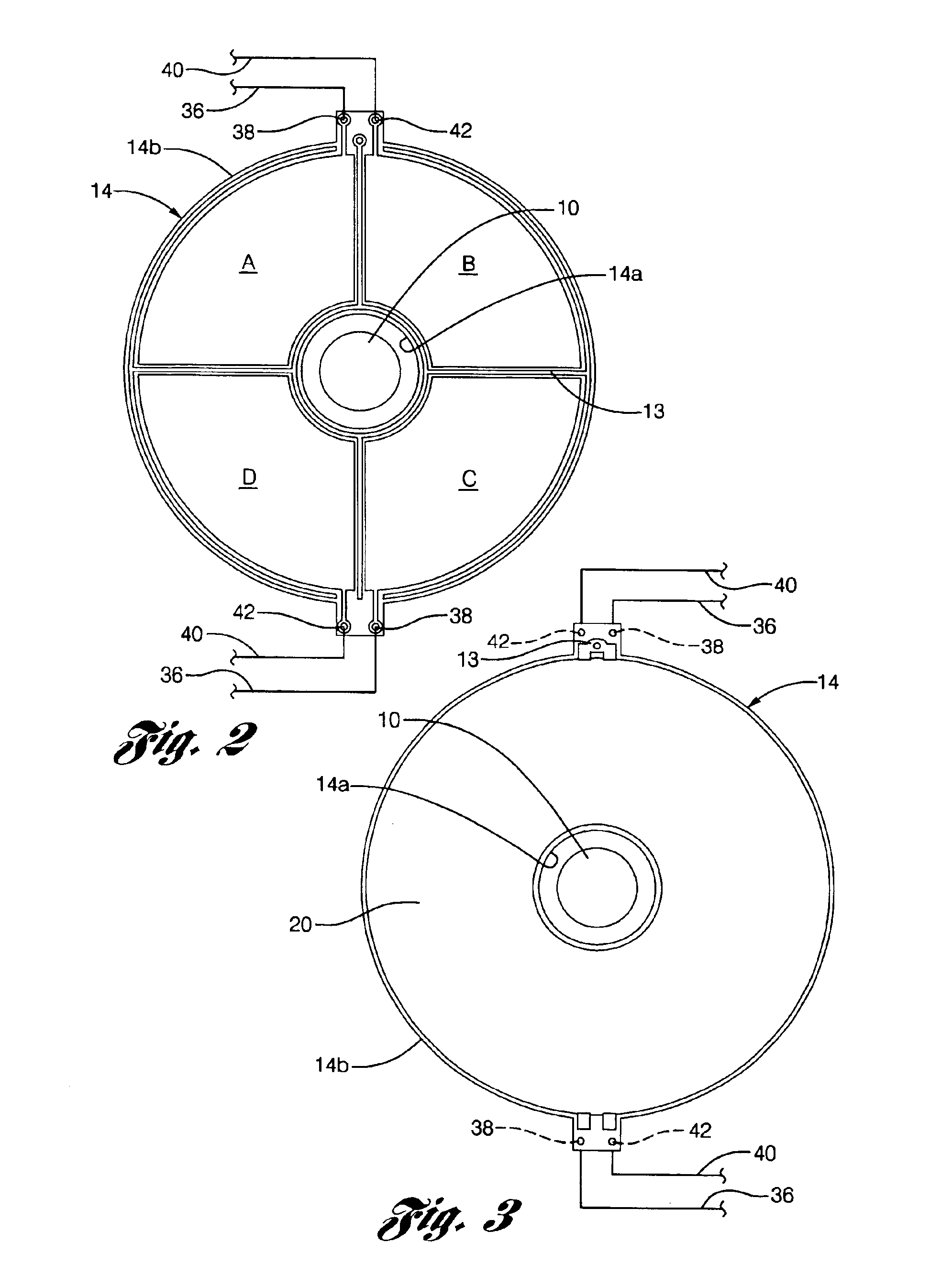 Capacitive angular position sensor