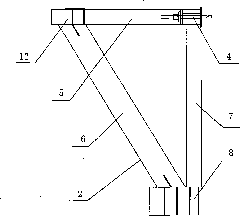 Non-in-situ prepressing method of self-anchored type support frame and self-anchored type support frame thereof