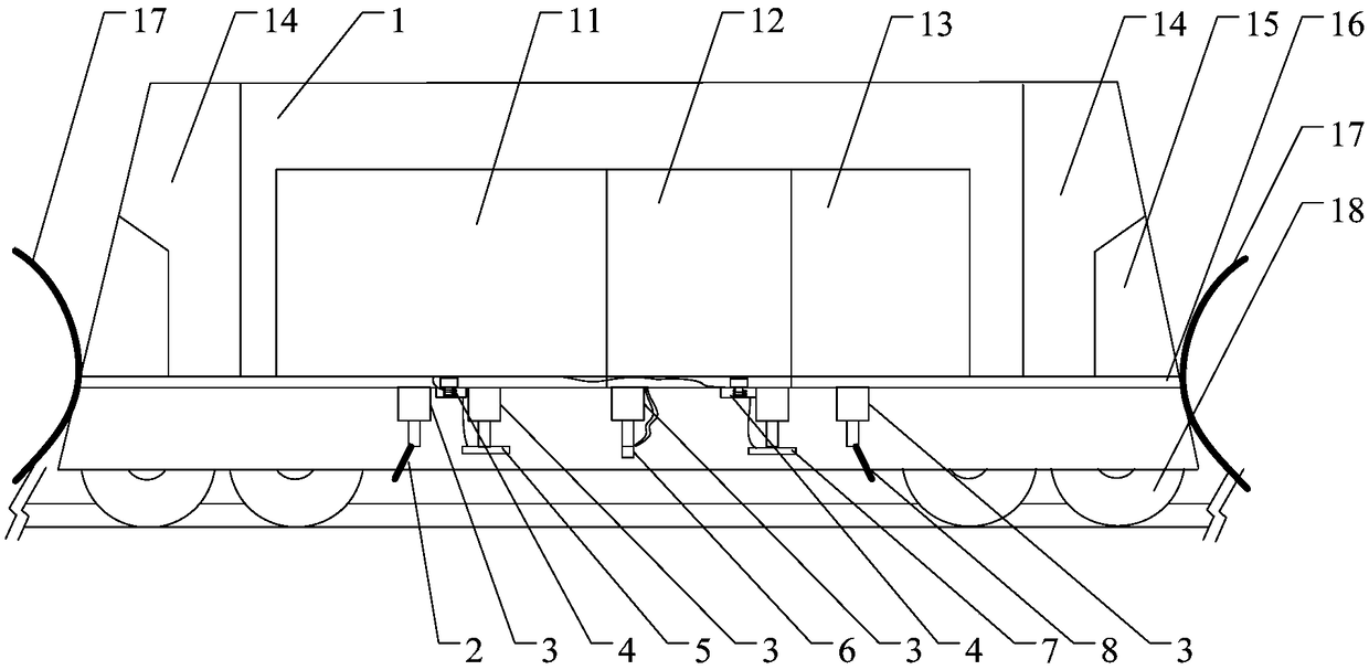 Special deicing vehicle for rails