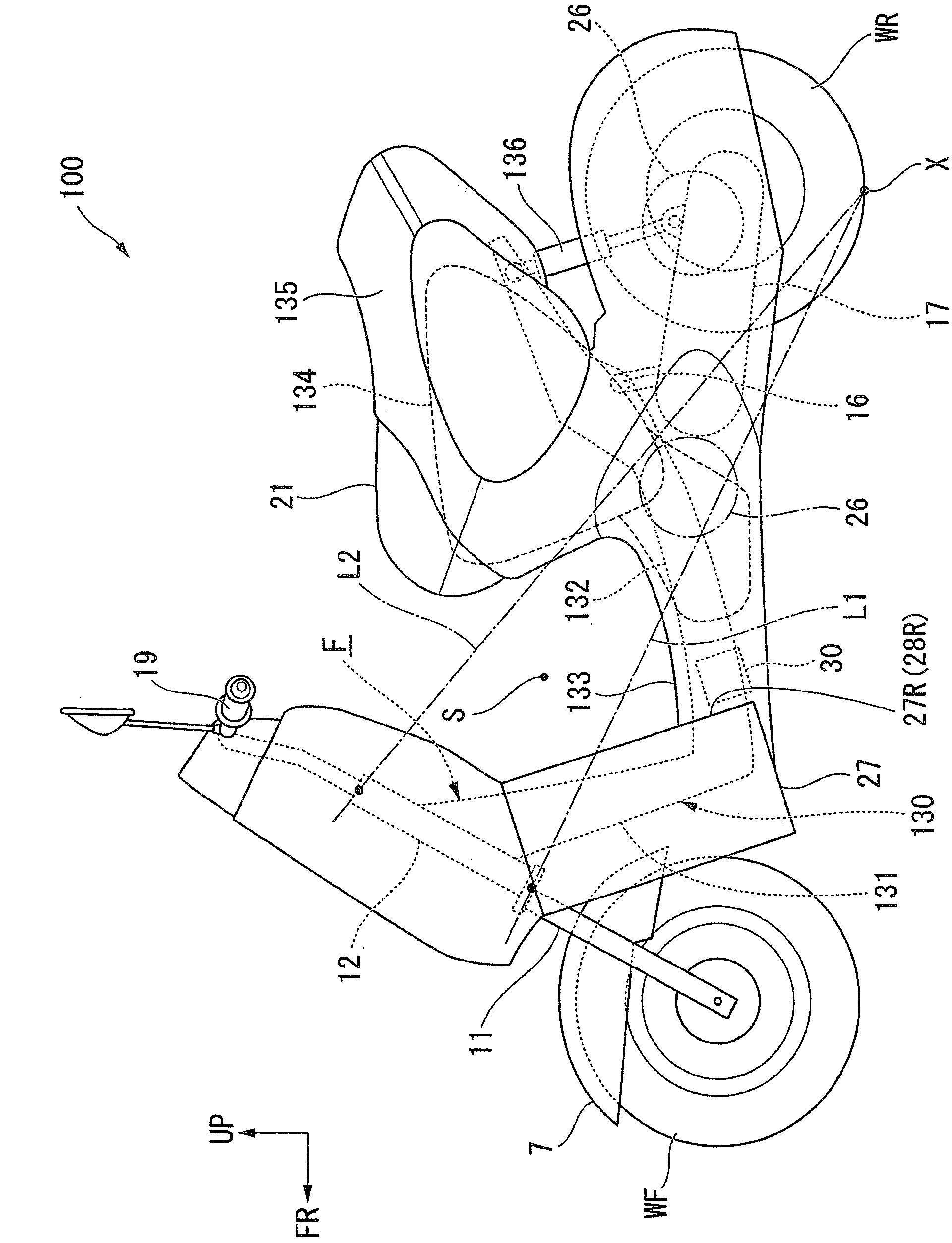 Mount electric vehicle body structure