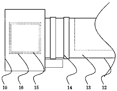 Surface grinding device with cooling structure for machining manual wrench