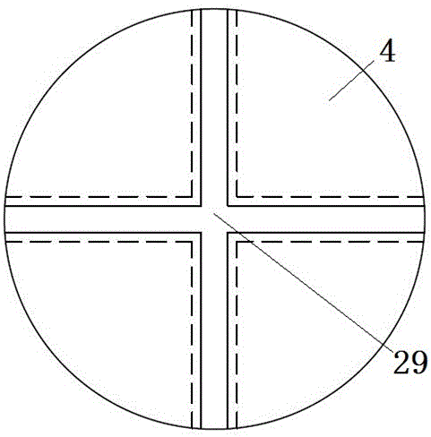 Machining method of wood stair solid wood stand pillar with dual-rectangular-shaped patterns