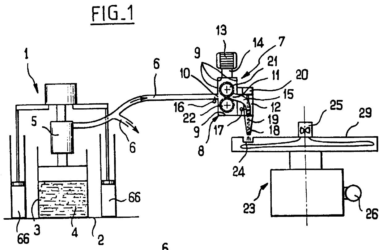 Separation device for sheet products and its fabrication process