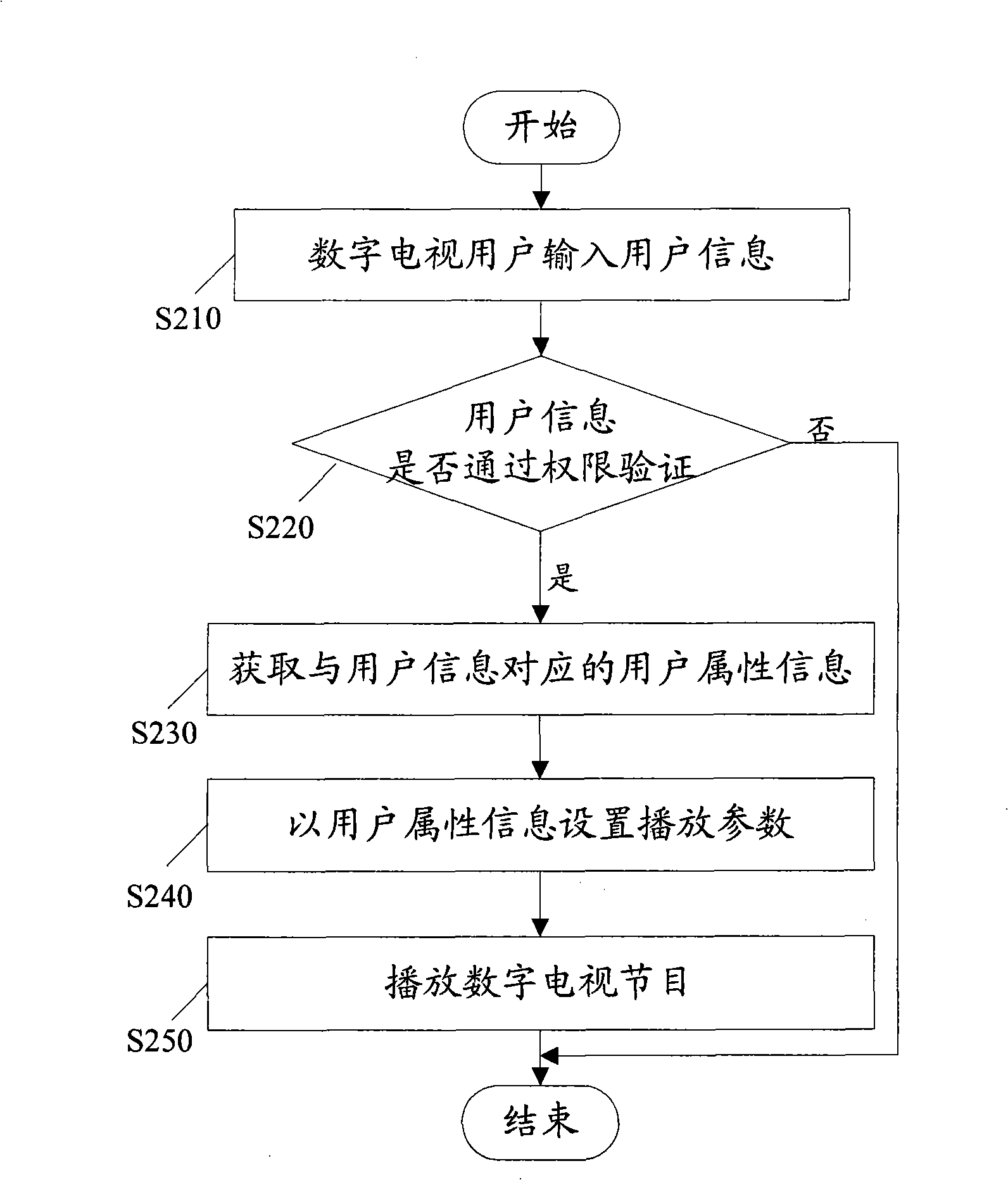 Digital TV receiving system, digital TV user management method and system