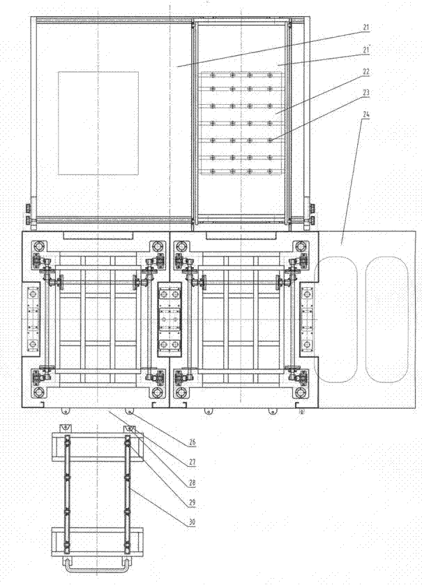 Full-automatic plate plastics sucking moulding machine