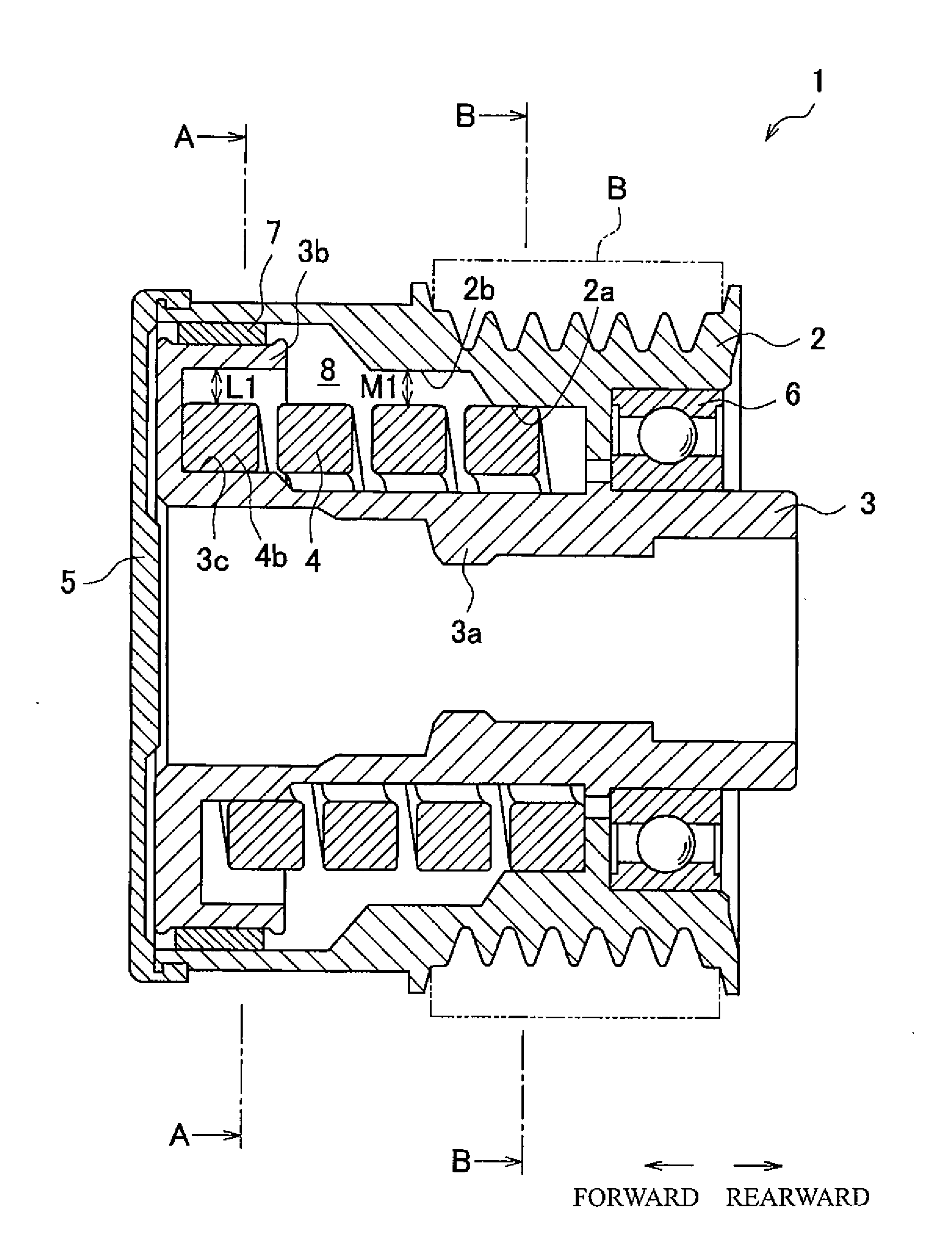 Pulley structure