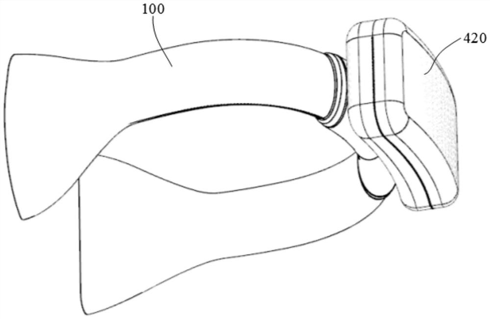 Head-mounted adjusting device and head-mounted display equipment