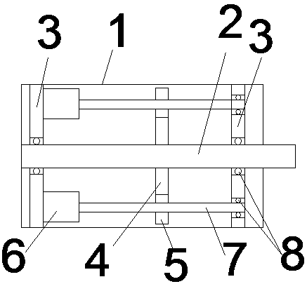 Combined motor structure and control method thereof