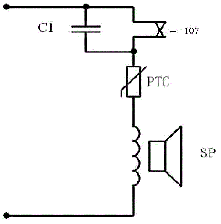 Motor vehicle horn long-time sounding protection method and circuit