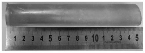 Method for controlling large-size FeGa magnetostrictive single crystal to grow on solid-liquid interface