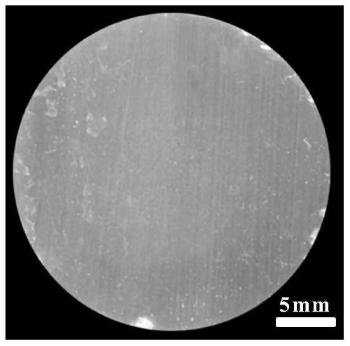 Method for controlling large-size FeGa magnetostrictive single crystal to grow on solid-liquid interface