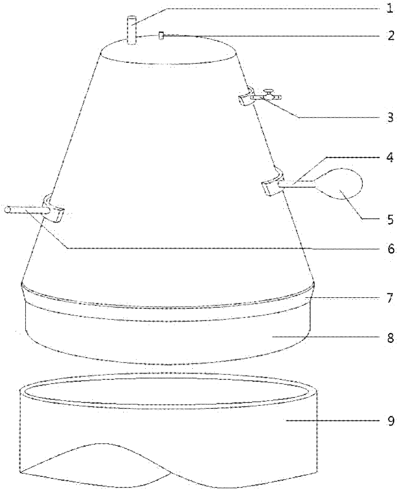 Gas collector for collecting soil gas