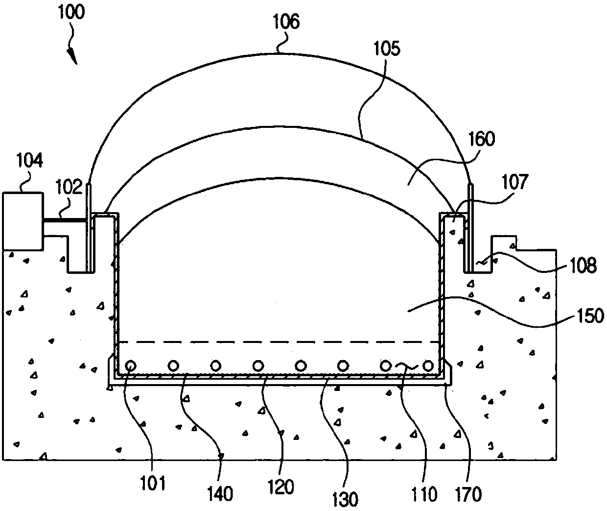 Eco-friendly livestock carcass disposal facility and burial disposal method