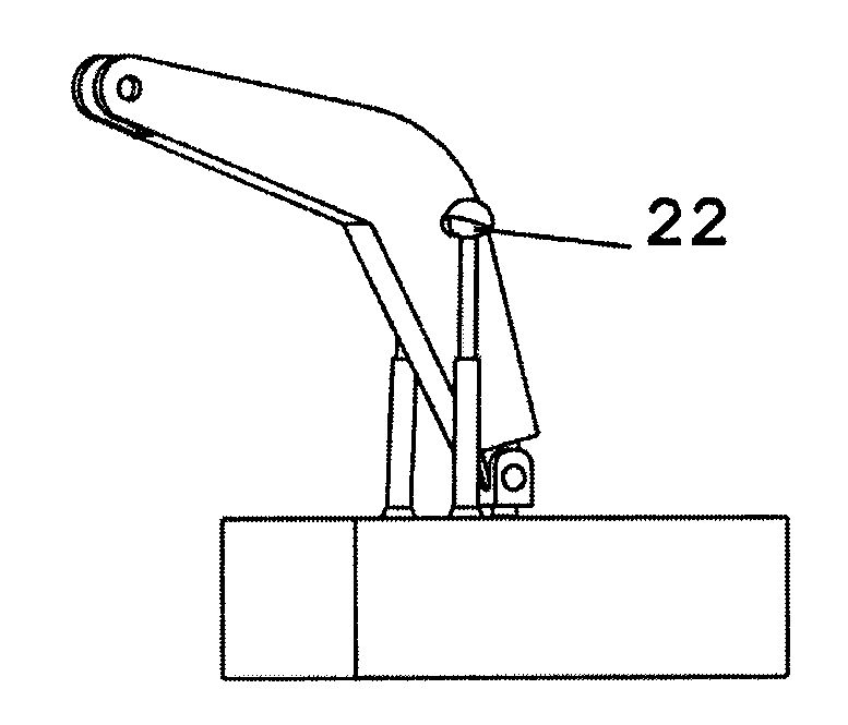 Spatial excavator with two-range-of-motion (two-ROM) movable arm, one-ROM bucket rod and two-ROM bucket