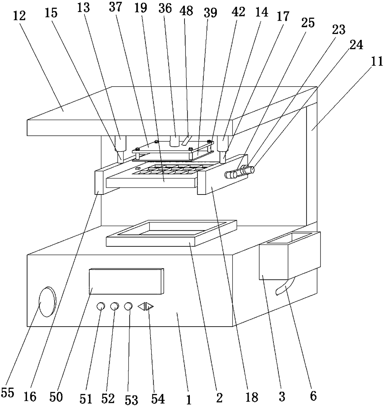 Rapid tin planting device for BGA chip