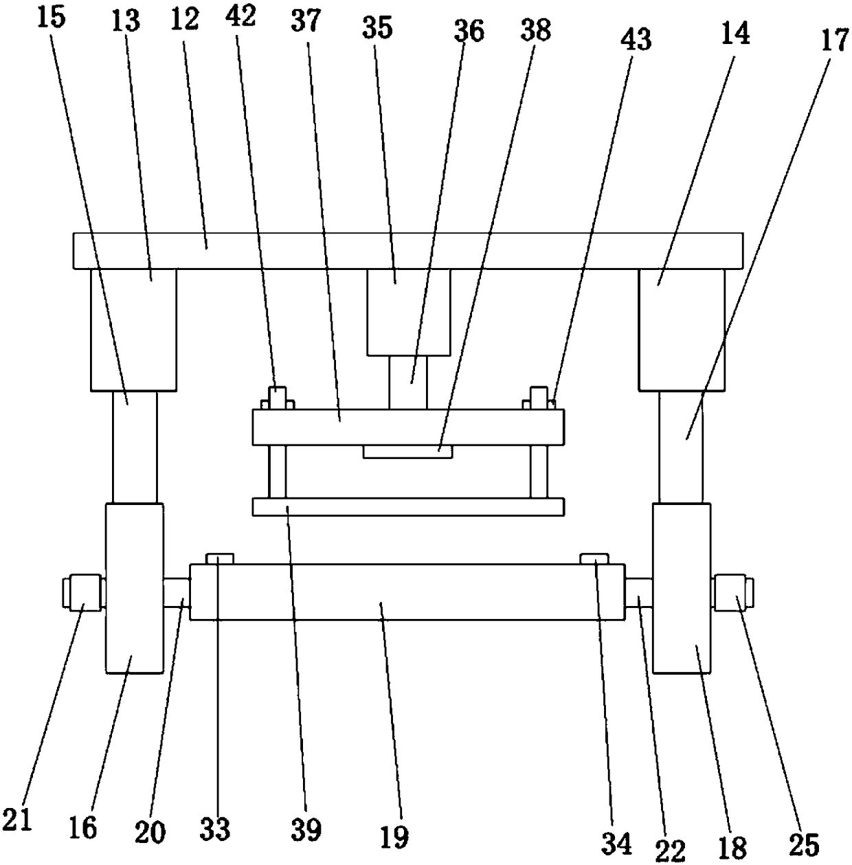 Rapid tin planting device for BGA chip