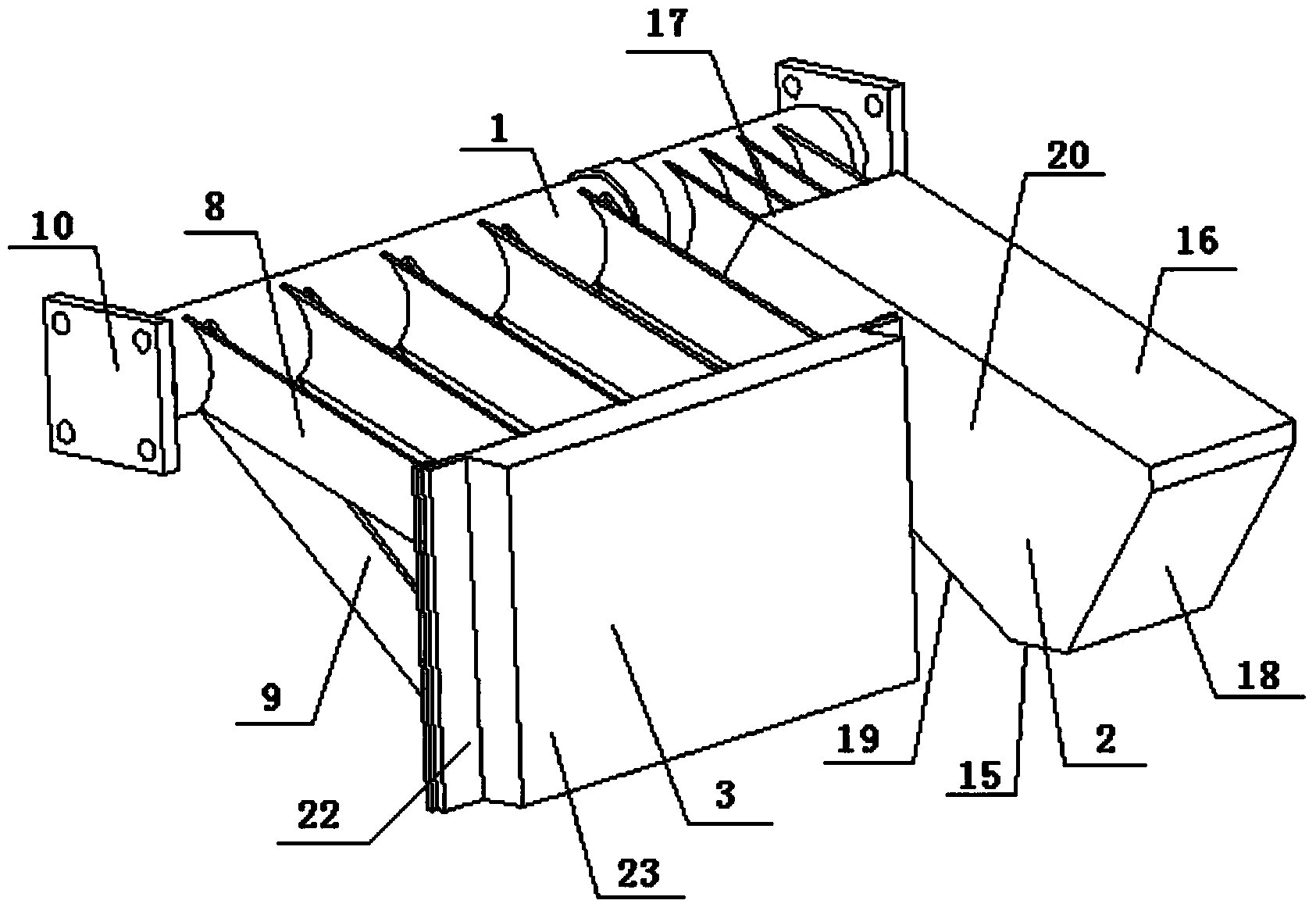 Buoyancy-tank type upstream control weir gate