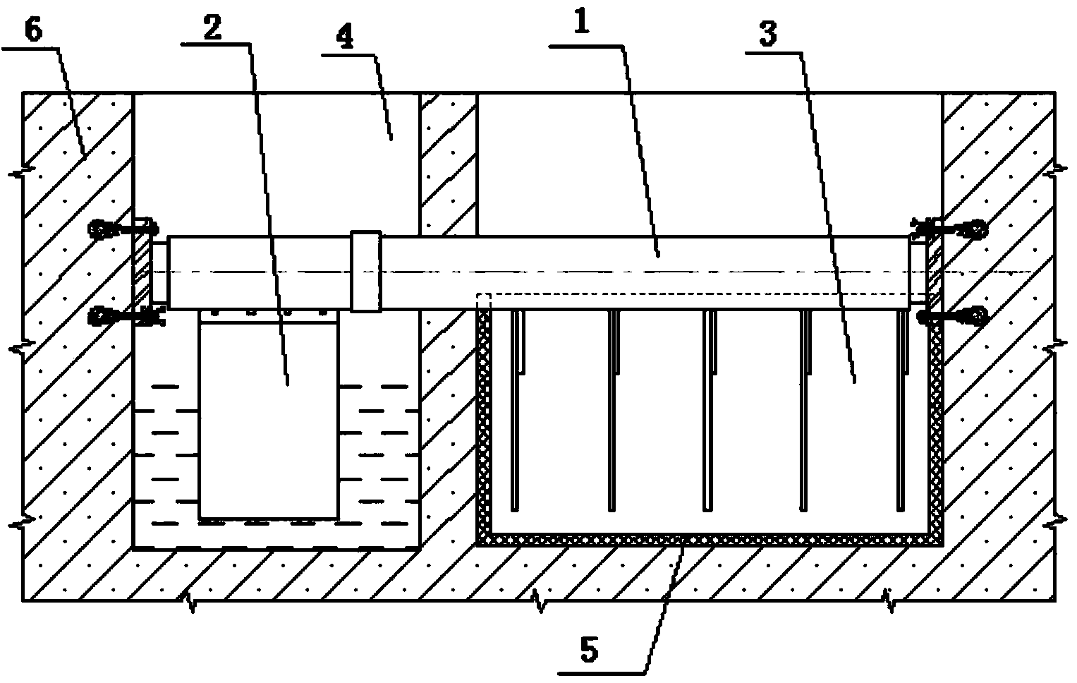 Buoyancy-tank type upstream control weir gate