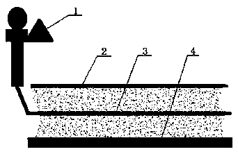 Cable external damage prevention early warning device and method