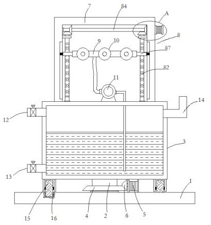 Filtering classification type plant simple environment-friendly dust removal device