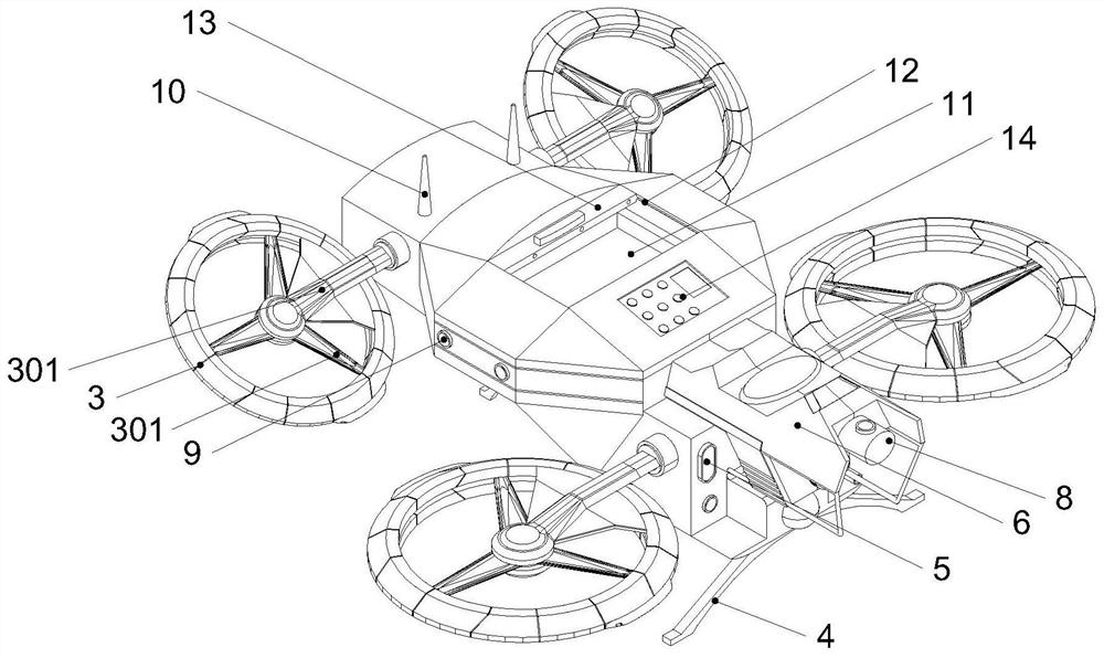 High-precision obstacle-avoiding medical logistics unmanned aerial vehicle