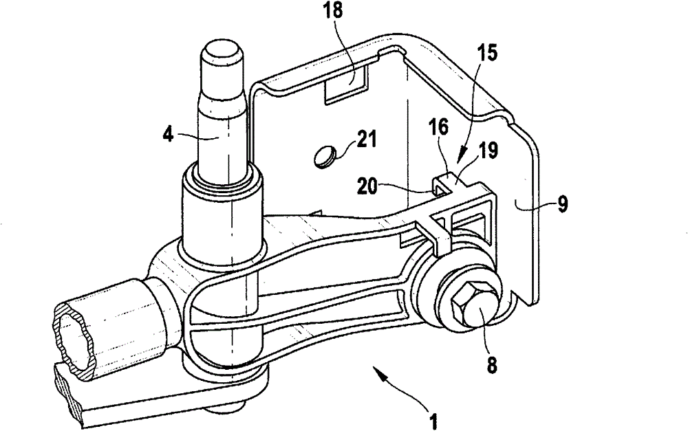 Wiper system, method for the installation of a wiper system, and motor vehicle