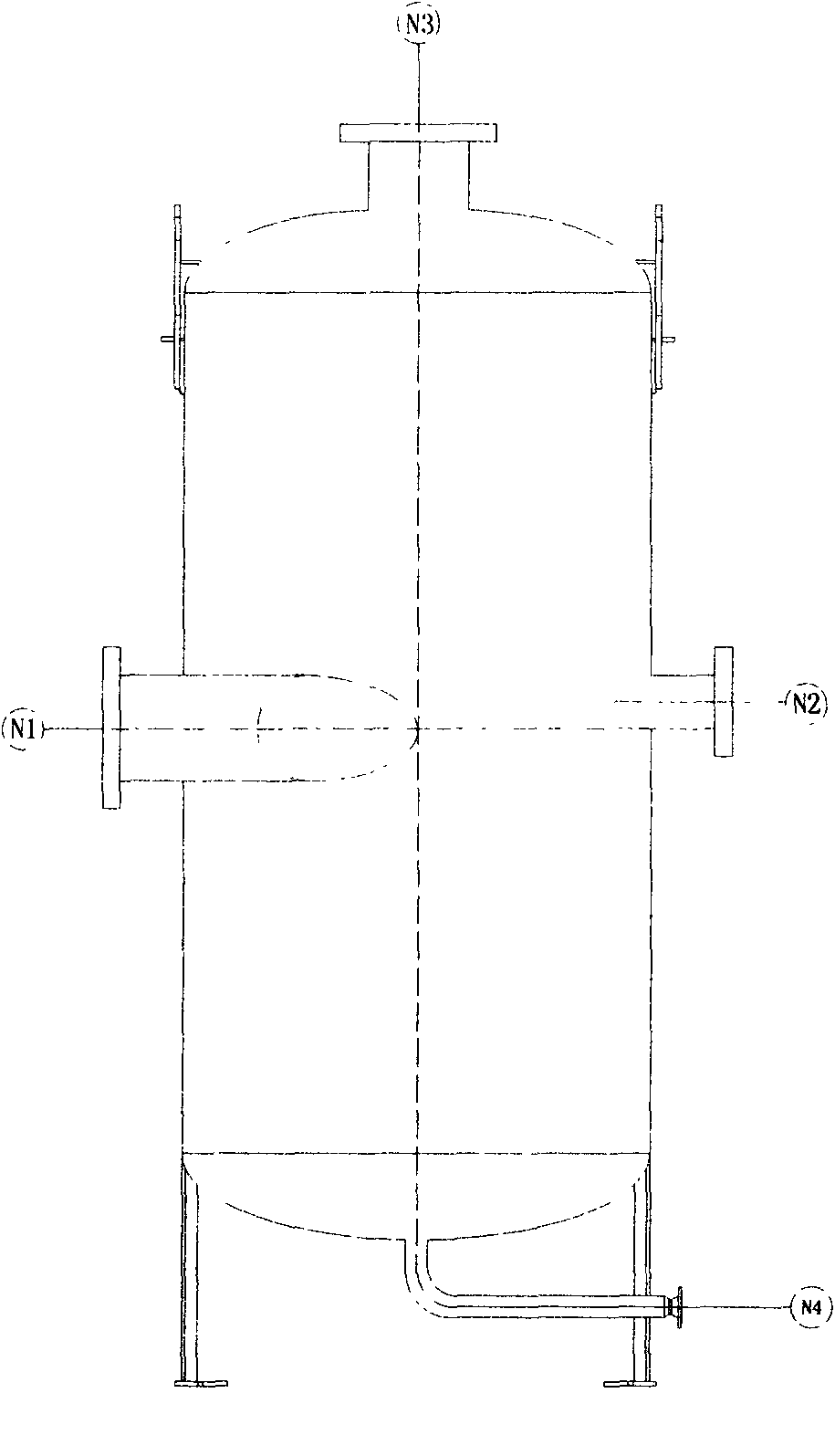 Dehydrogenation method of carbon dioxide feed gas