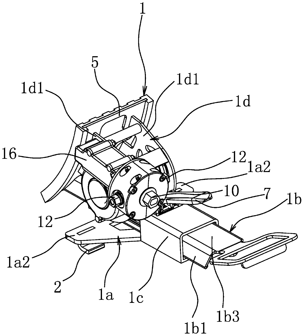 Logistics cargo fixing device