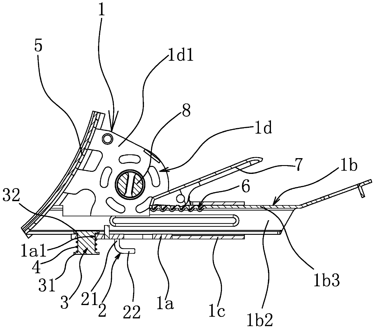 Logistics cargo fixing device