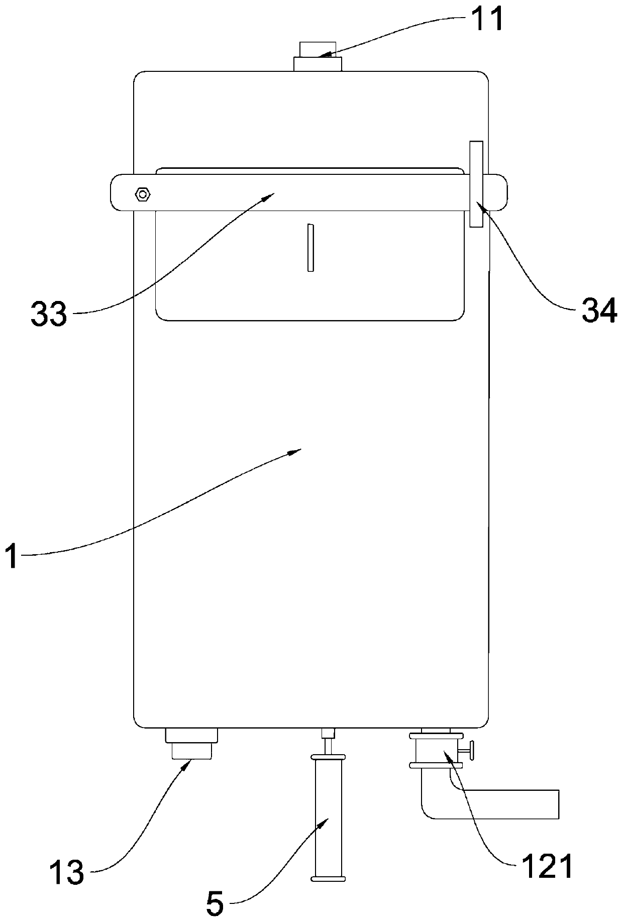 Nanofiltration device with high purification rate