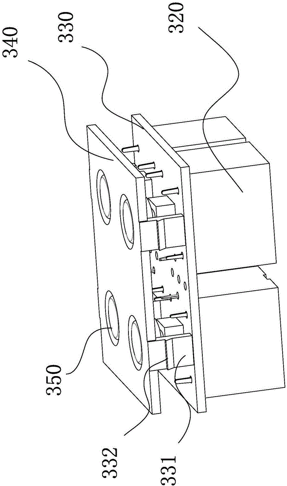 Clamping fixation type relay