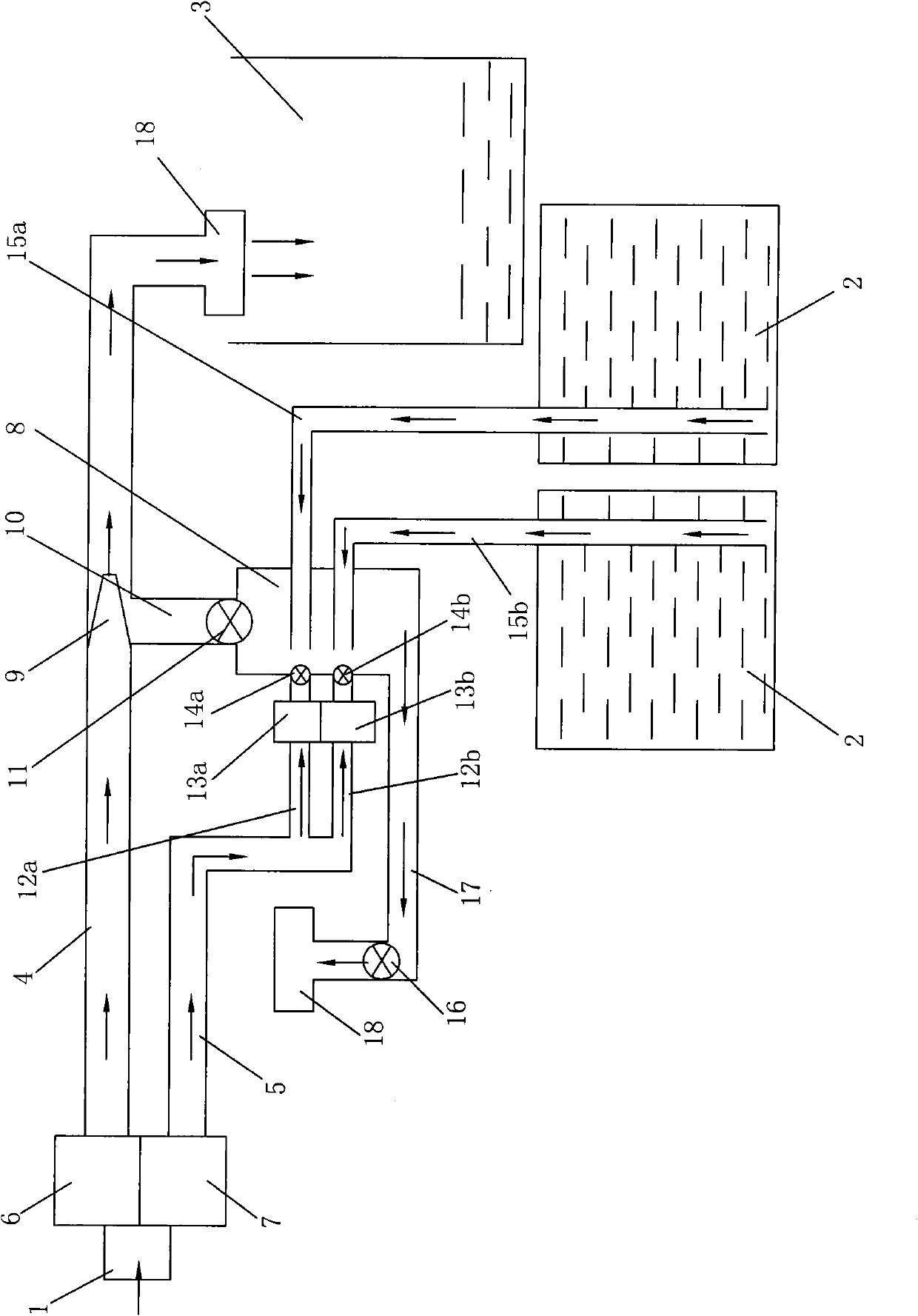 Washing method and machine for adding detergents automatically under negative pressure