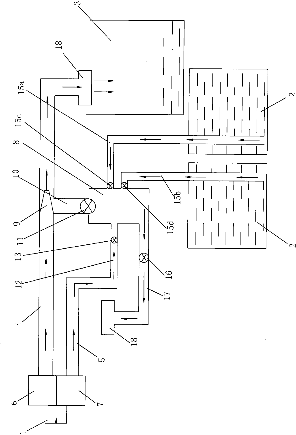 Washing method and machine for adding detergents automatically under negative pressure