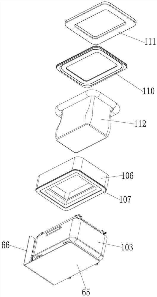 Automatic sealing chamber pot for nursing bed