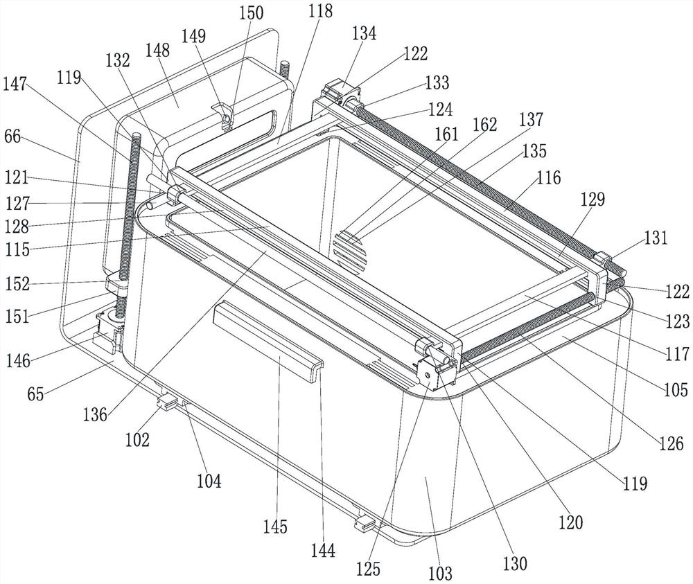 Automatic sealing chamber pot for nursing bed