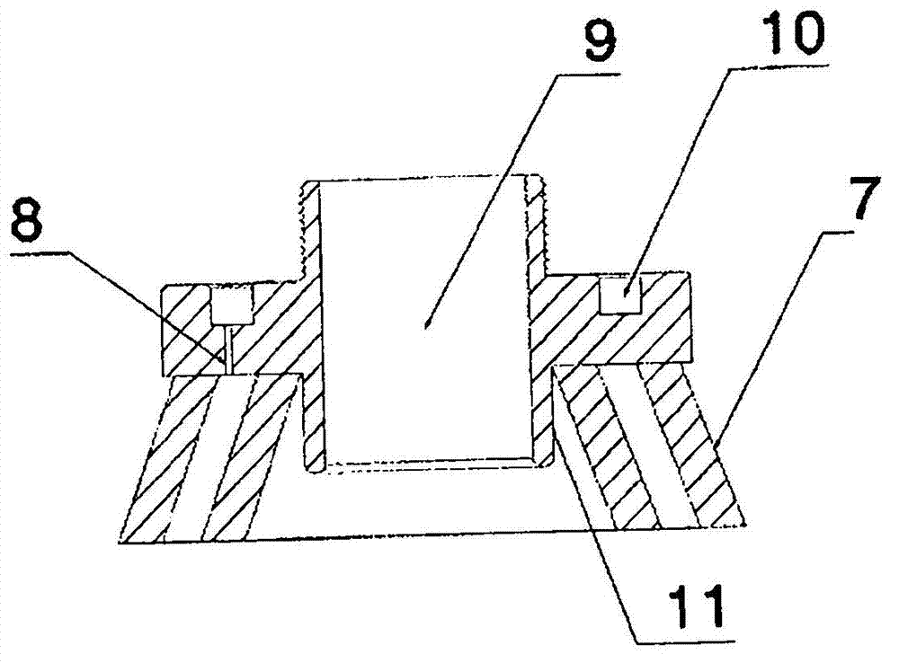 Device for cleaning aircraft parts