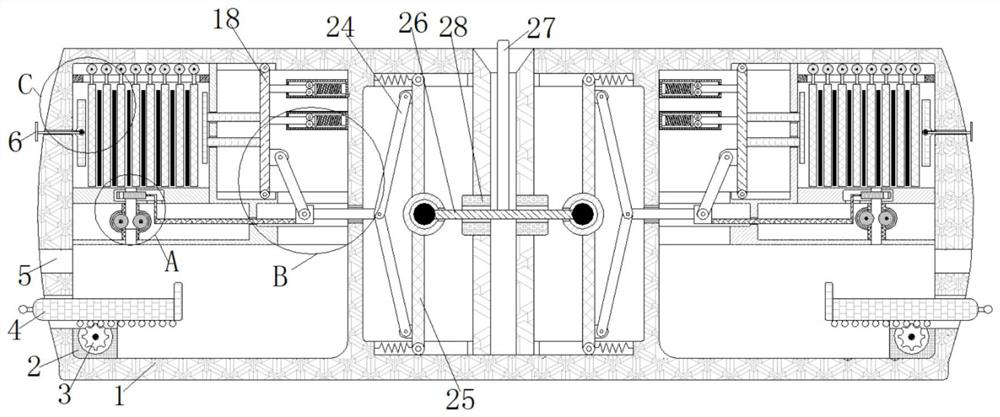 Paper file ordered storage equipment embedded in intelligent office table