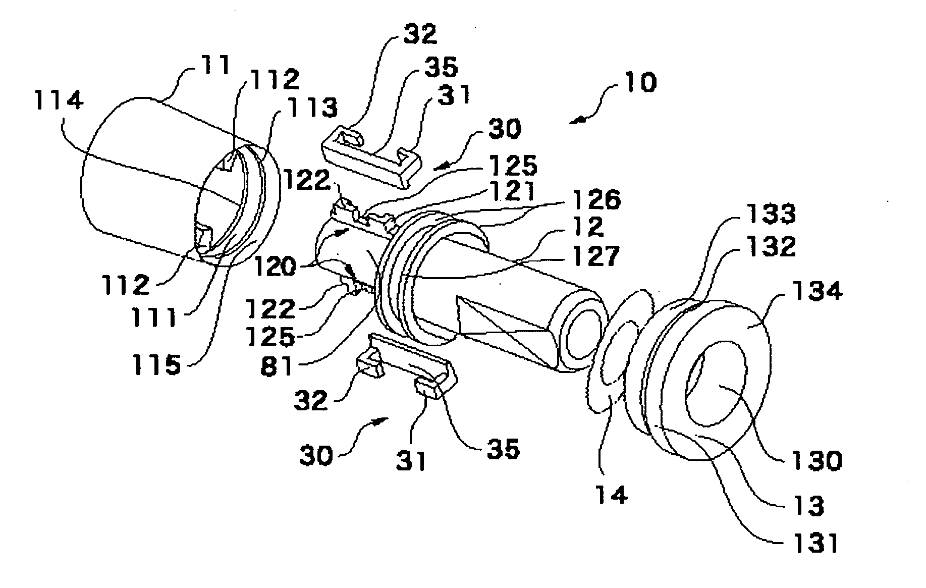 Damper device and manufacturing method for damper device