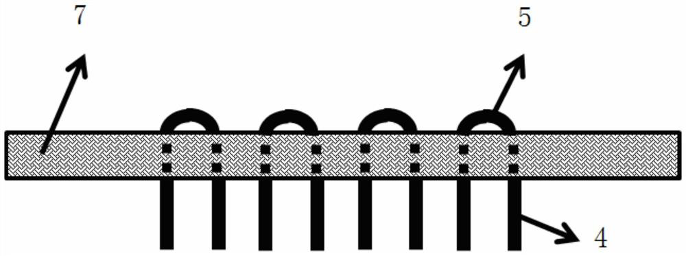 Optical fiber sensing fabric for pulse and oxyhemoglobin saturation detection and preparation method