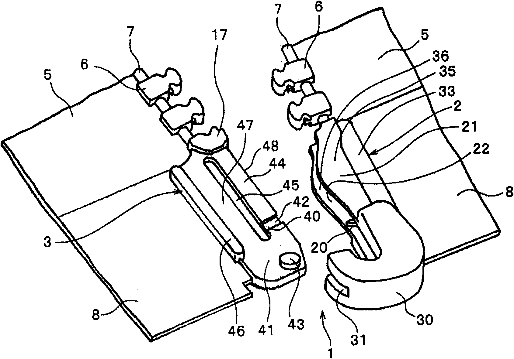 Slide fastener opener